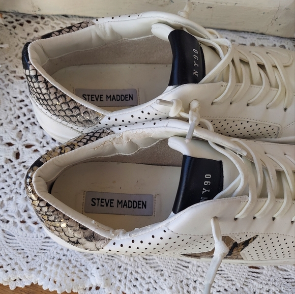 Steve Madden Havana leather sneakers size 10 - Picture 10 of 10